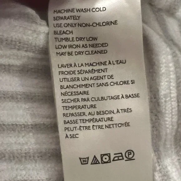 FREE PEOPLE We The Free Top Cropped Size Medium Sabrina Striped Terry Casual - Picture 9 of 10